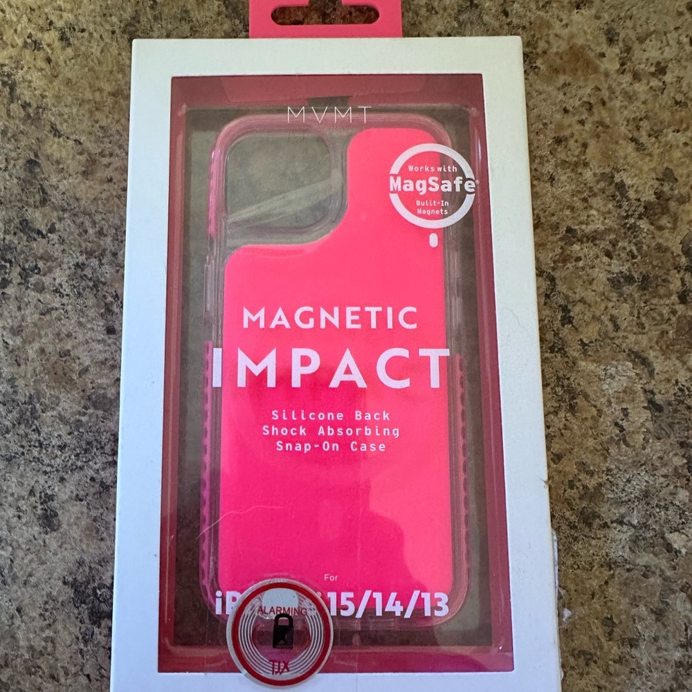 MVMT Bright Pink Magnetic iPhone Case